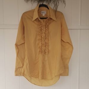 Tru-west Rockmount Ranch Wear Ruffle Button Up